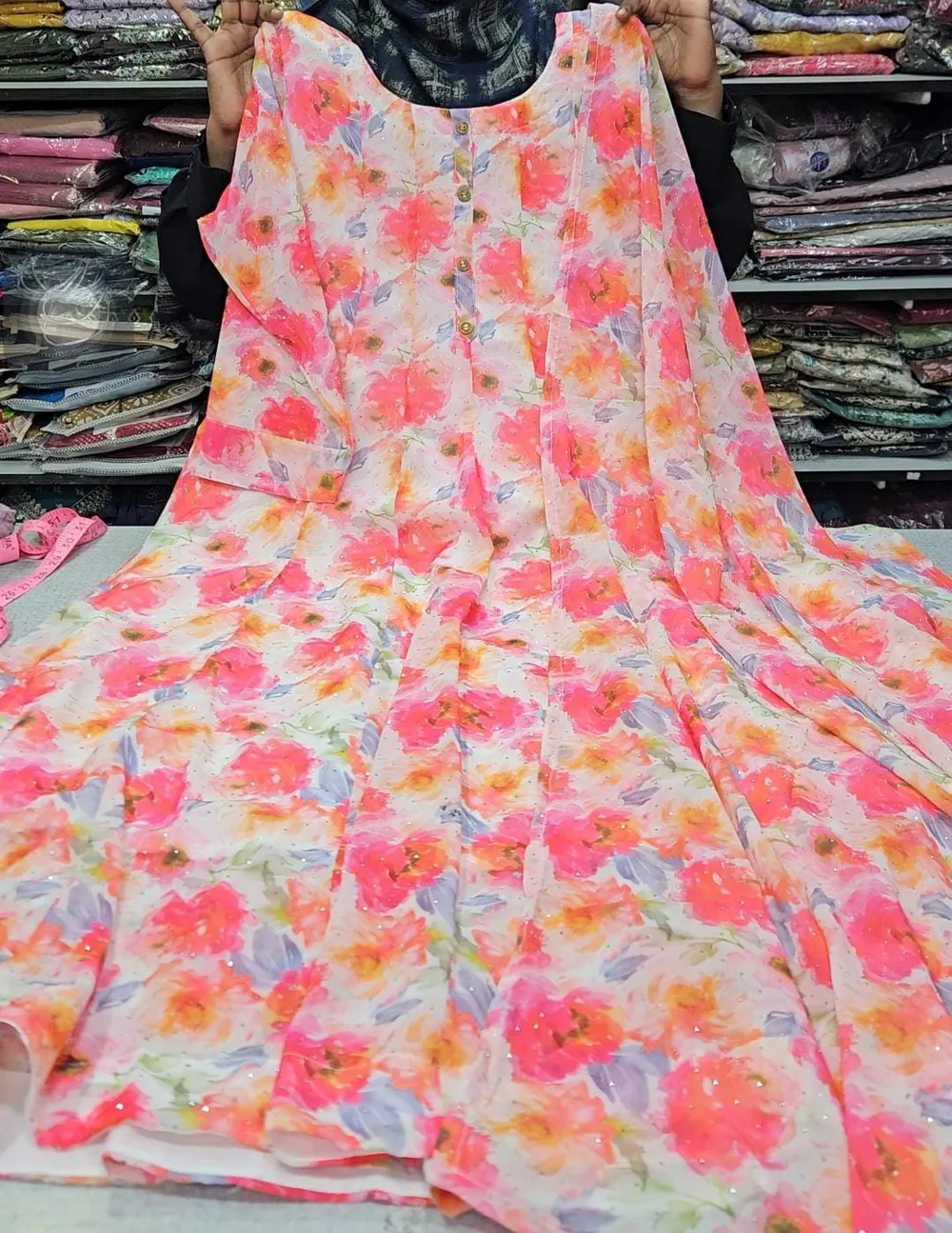 Kurti with Shawl | KS702